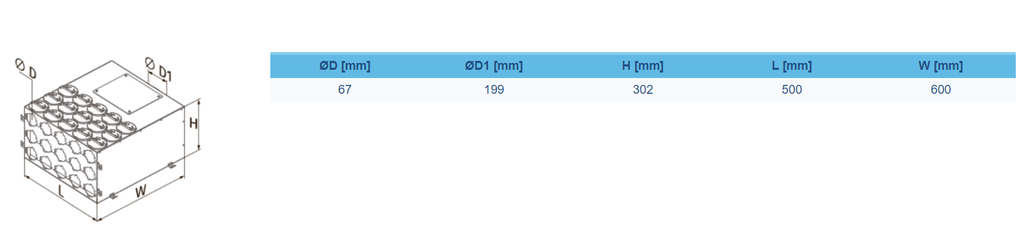 Razdelilec  DN200/15x75 - jeklo