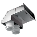 90° grille connector 200x55/2x75 - steel