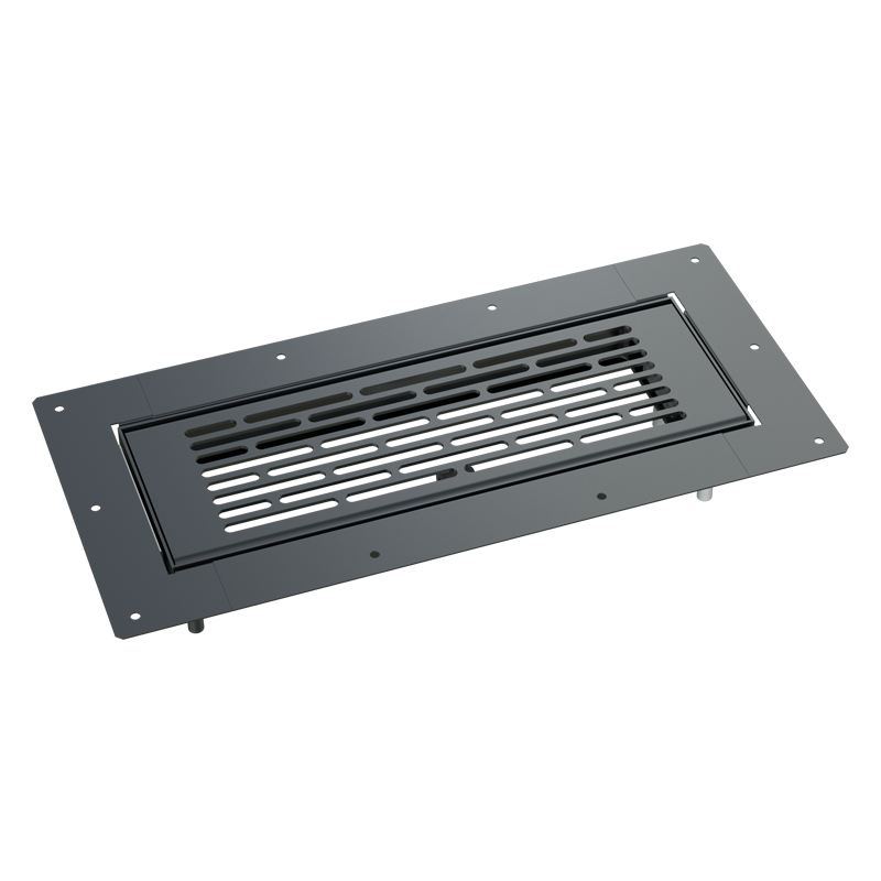Ventilation grille 300x100 - stainless steel