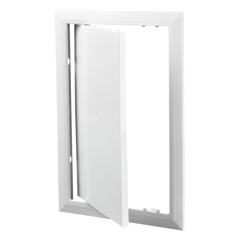 Inspection window 150x150 - plastic - white