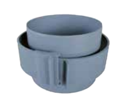Connector DN180 for ISO pipes