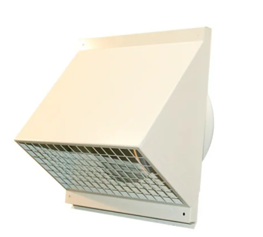Outdoor grille DN125 - white