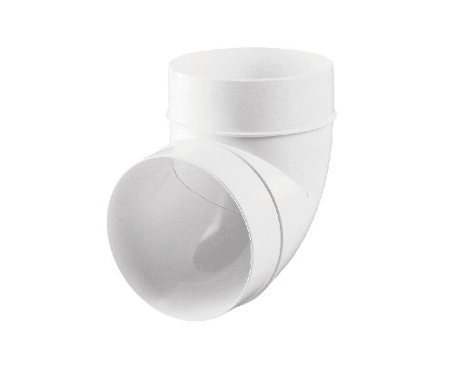 Plastično koleno D125, 90°