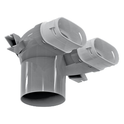 Ceiling valve connector D125/52x2