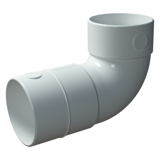 Plastic bend D90 - 90°