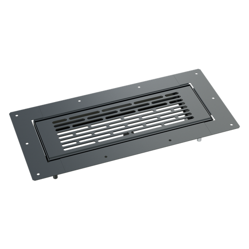 Ventilation grille 300x100 - stainless steel