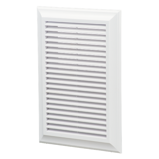 Prezračevalna rešetka 180x250 - plastika - bela