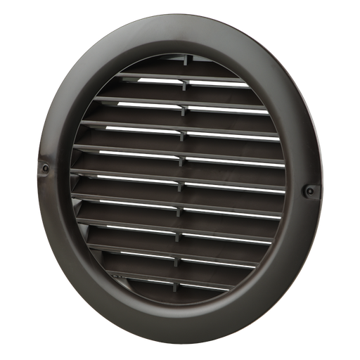 Ventilation grille D100 - plastic - brown