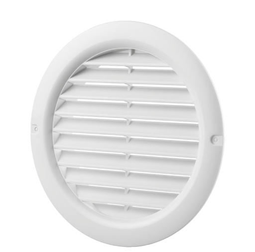 Ventilation grille D125 - plastic - white