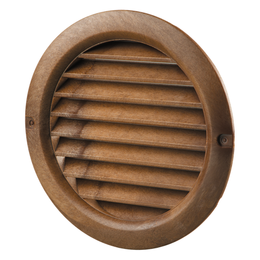 Ventilation grille D150 - plastic - mahagony