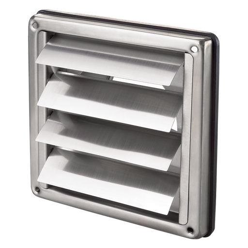 Ventilation grille for D100 - stainless steel