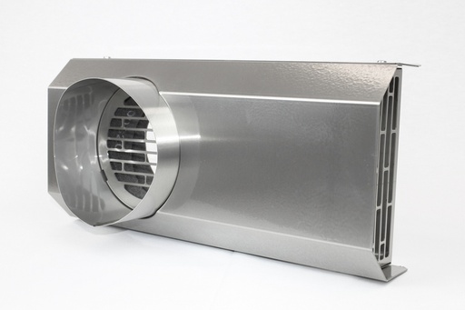 Kombinirana rešetka 2x125 (vpih/izpih) - inox 