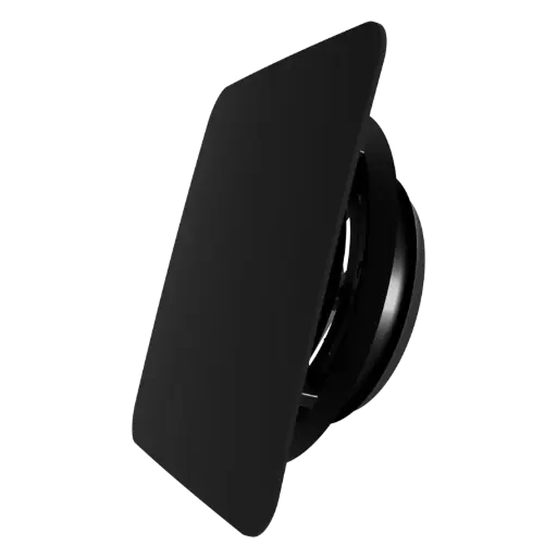 [VPD 125 C - square - black] Ceiling valve D125