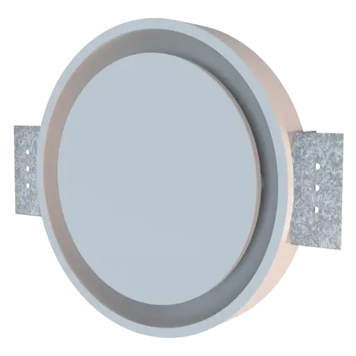 [DP-RC 125 knauf okrogel] Stropni ventil D125 - okrogel - za montažo v knauf