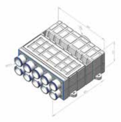 Razdelilec TIMAIR 12x63/160