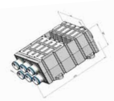Razdelilec TIMAIR 6x75/125