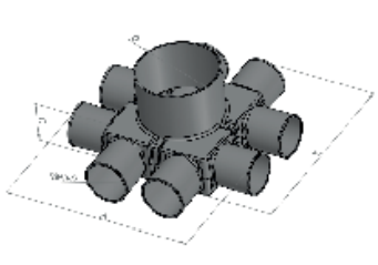 Razdelilec SPIDER D160/8x90