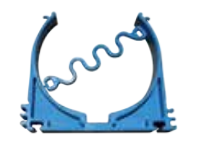 Pipe clamp DN75 - blue